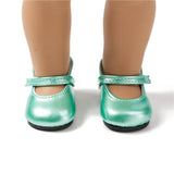 Shiny Leather Mary Jane Shoes | Fits 18" Doll (Multi Colors)