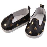 Glitter Star Flats | Fits 18" Doll (3 Colors)