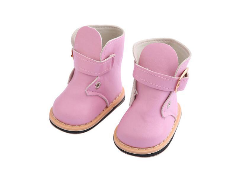 Buckle Ankle Boots made for 18'' doll shoes