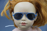 18" Doll Blue Fashion Sunglasses