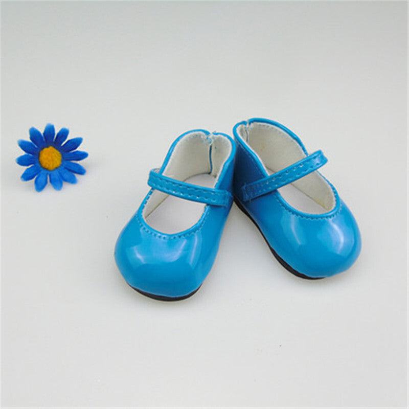 Shiny Leather Mary Jane Shoes | Fits 18" Doll (Multi Colors)