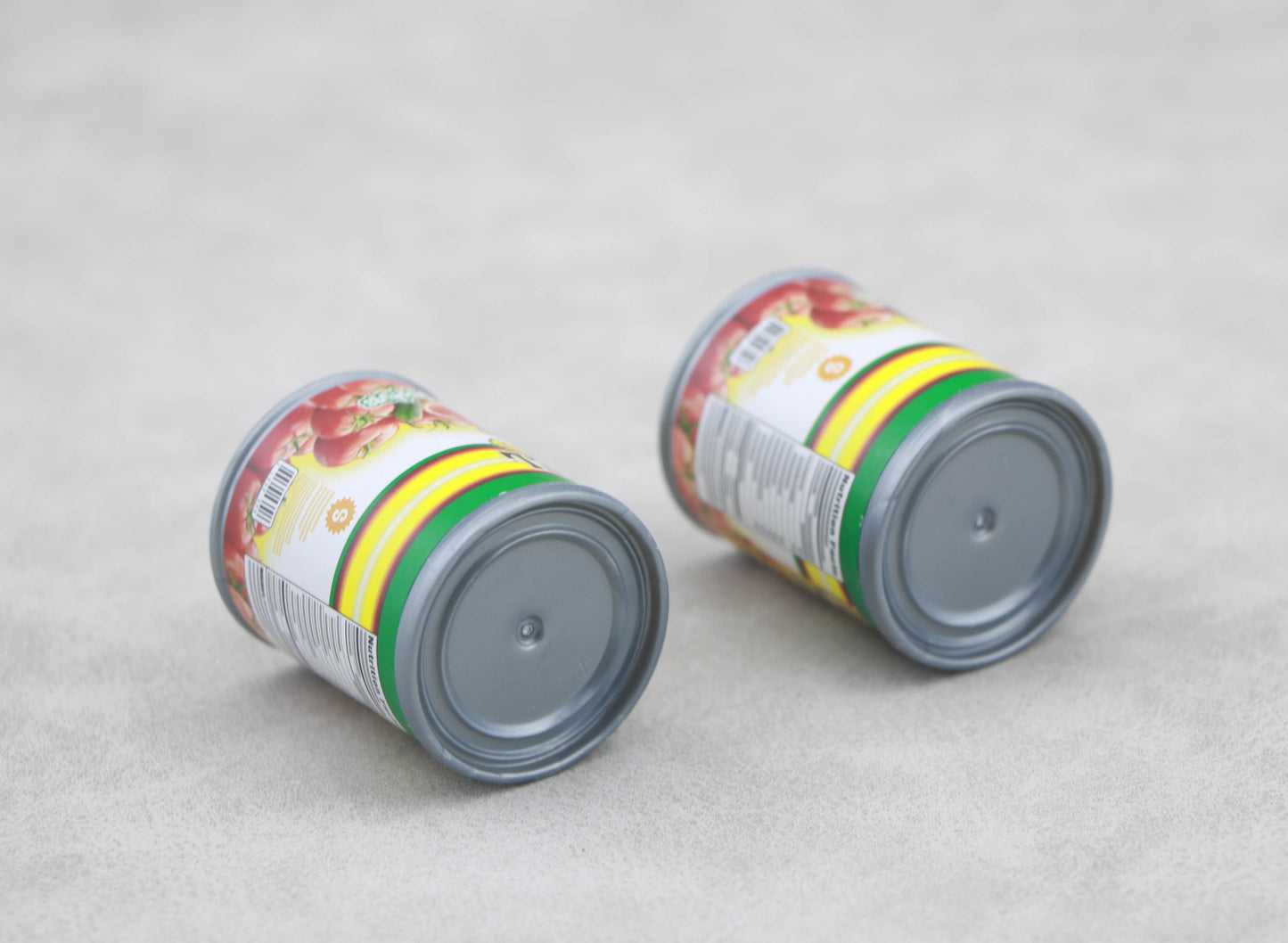 Mini Tomato & Chilies Cans | 18" Doll Bakery Cooking Playset Parts (2pcs)