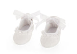 Princess Wedding Pearl-Adorned Flats for 18" Dolls