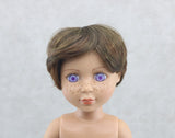 Dark Brown Boy Short Wig For 14‘’ Doll | Synthetic Doll Replacement Hair Accessory