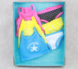 3 Sets Sleeveless Swimsuit Tops | 18" Doll Tank Tops