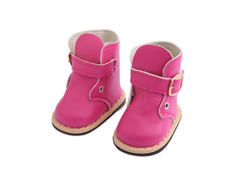 Buckle Ankle Boots made for 18'' doll shoes