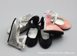 Sequin Princess Shoes | 18'' Doll Sparkling Footwear