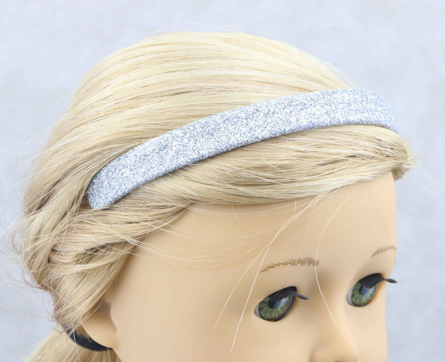American Girl Silver Glitter Headband for 18" Doll Star Snow Outfit