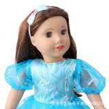 Bubble-Sleeve Party Dress & Headband Set | 18'' Doll