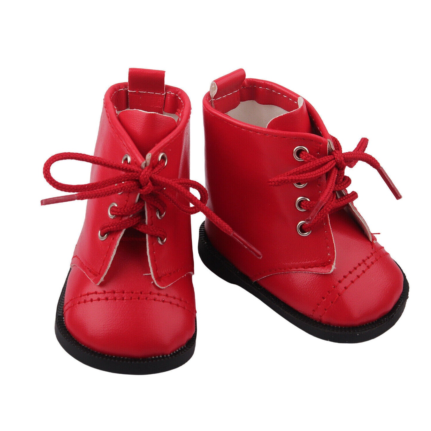 Multi-Color Lace-Up Boots | 18" Doll Shoes
