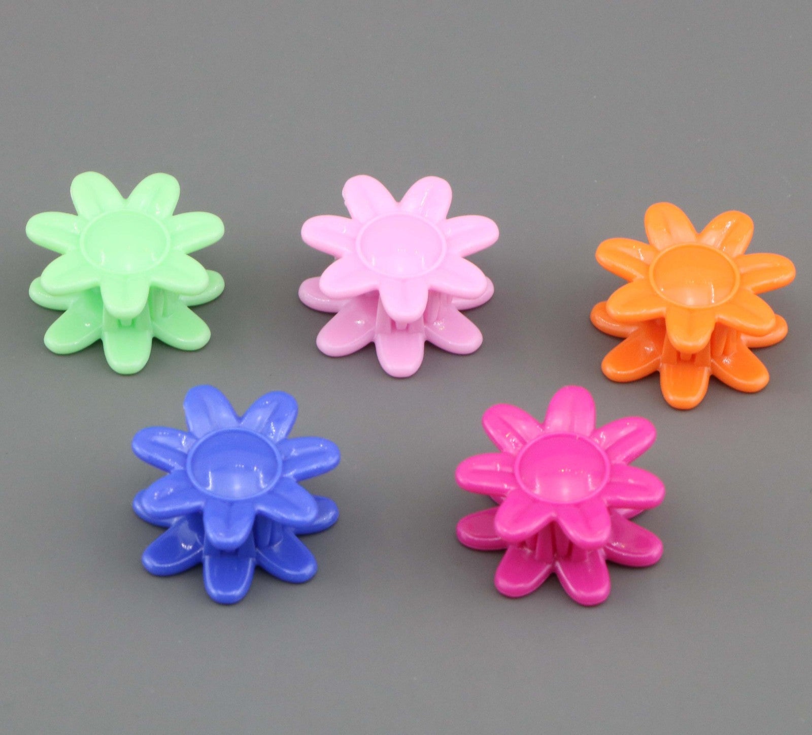 American Girl 5pc Flower Claw Clip Set for 18" Doll Hair Accessory