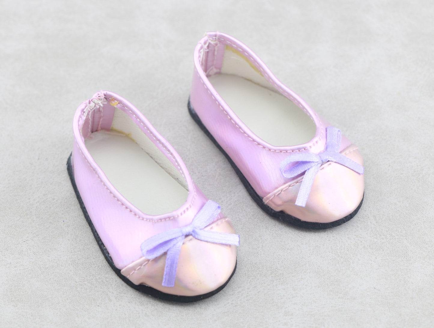 Sparkling Bow Tie Flats | 18" Doll Footwear