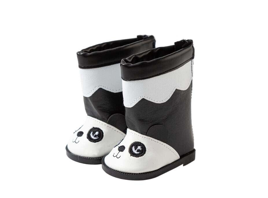 Cute Panda High Boots for 18" Doll shoes outfit
