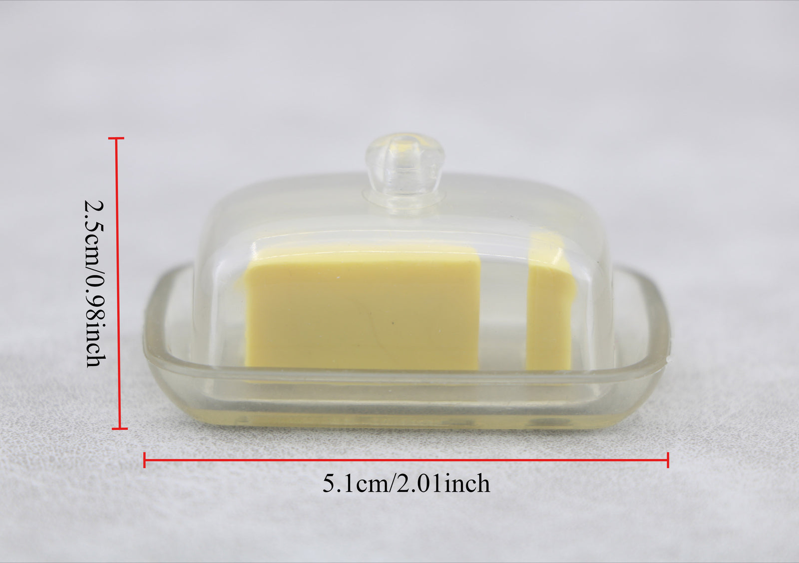18" Doll Kitchen Butter Dish with Lid | Miniature Food Accessory