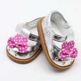 Cartoon Minnie-Style Leather Shoes for 18" Doll | Mary Jane Flats