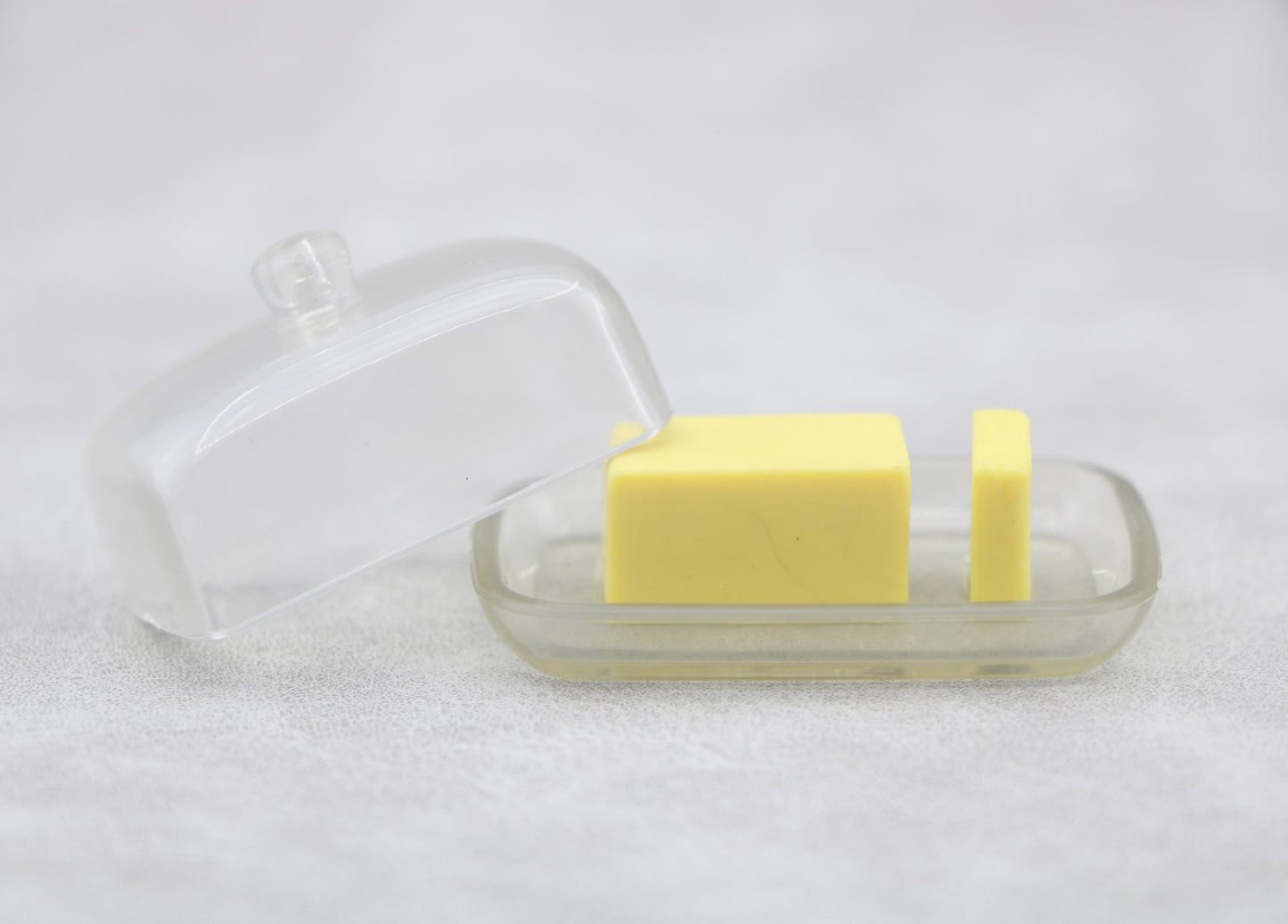 18" Doll Kitchen Butter Dish with Lid | Miniature Food Accessory