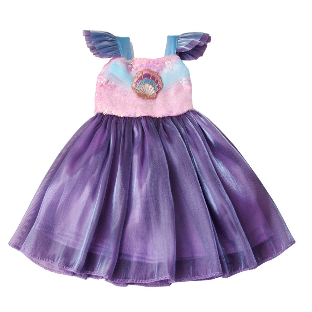 Shell Princess Tulle Party Dress | 18" Doll Outfit