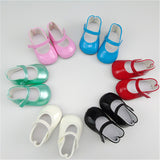 Shiny Leather Mary Jane Shoes | Fits 18" Doll (Multi Colors)
