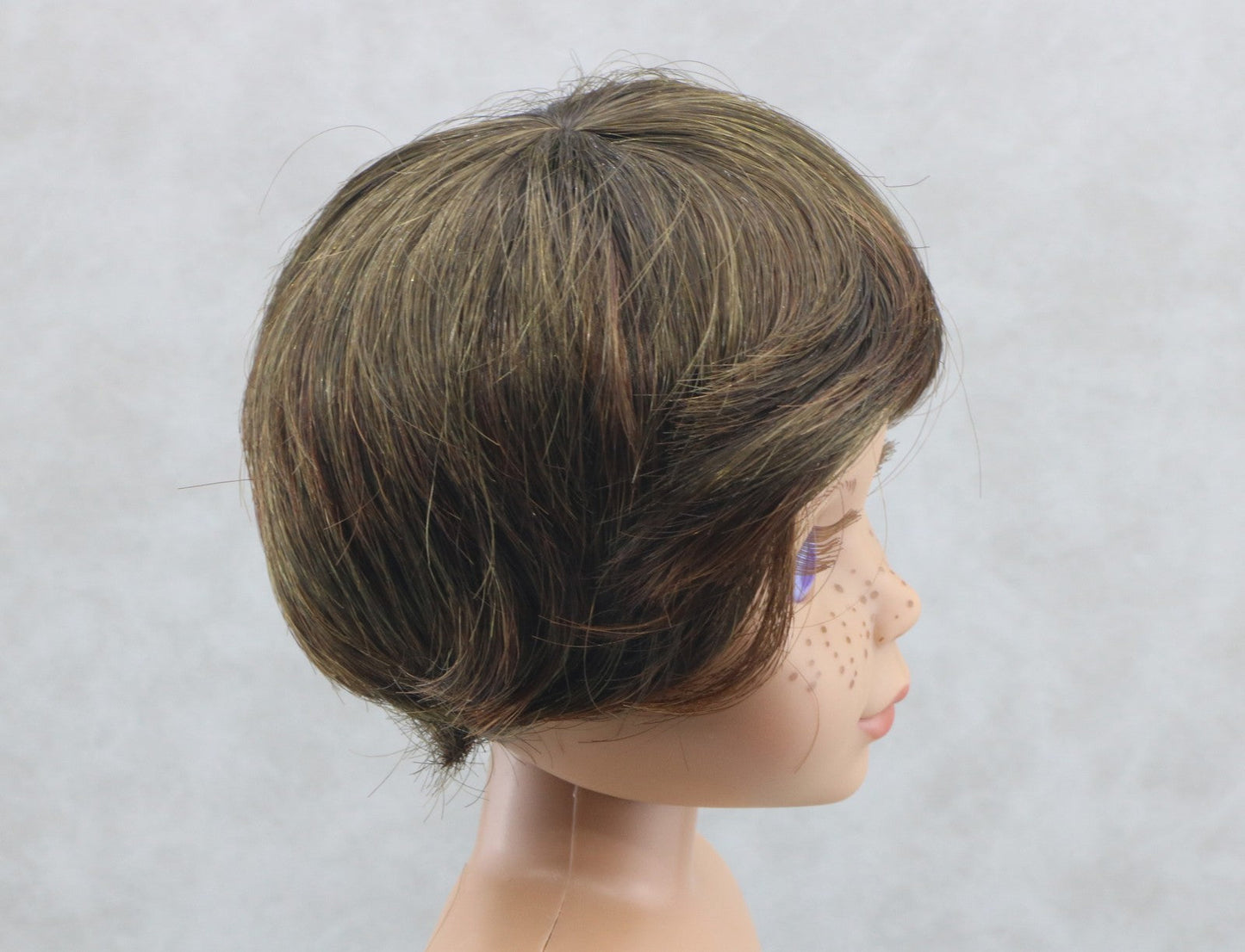Dark Brown Boy Short Wig For 14‘’ Doll | Synthetic Doll Replacement Hair Accessory
