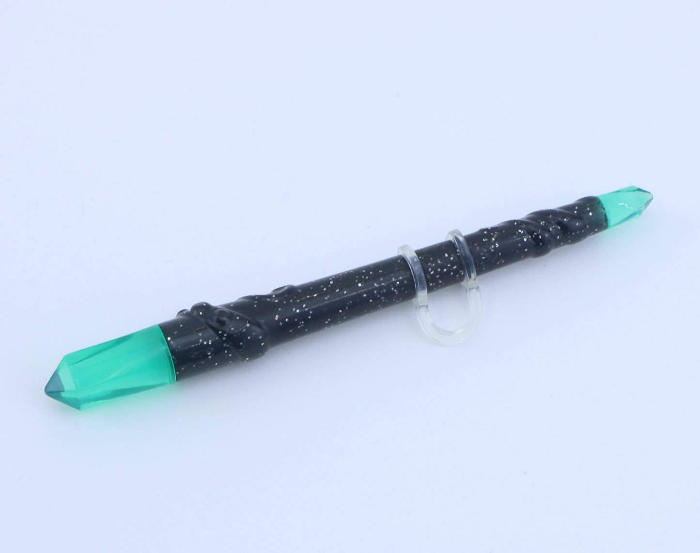 American Girl Black Glitter Magic Wand With Teal Crystals From Witch Outfit Set - For 18" Dolls
