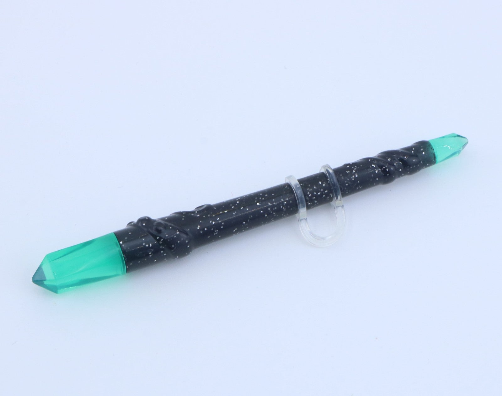 American Girl Black Glitter Magic Wand With Teal Crystals From Witch Outfit Set - For 18" Dolls