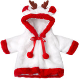Christmas Reindeer Plush Coat for 18" Dolls Winter Clothes
