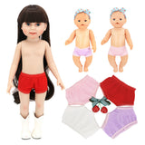 2pcs Lace Underwear Set for 18" Doll | Multi-Color Doll Clothes