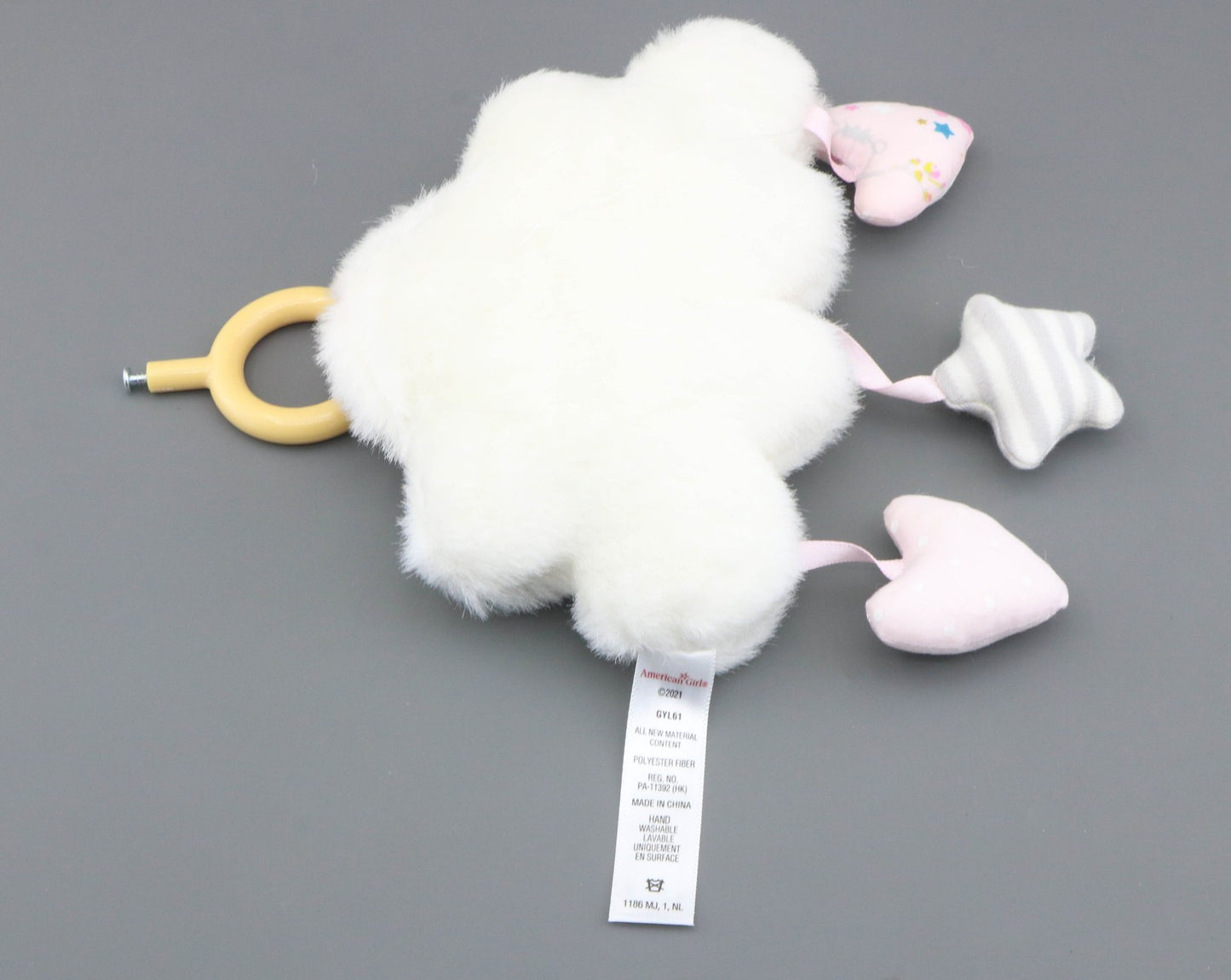 American Girl Bitty Baby Cloud Plush Hanging Crib Mobile for 15" Dolls Contemporary Crib