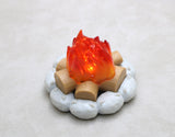 Light-Up Campfire Fire Pit for 18" Doll Replacement