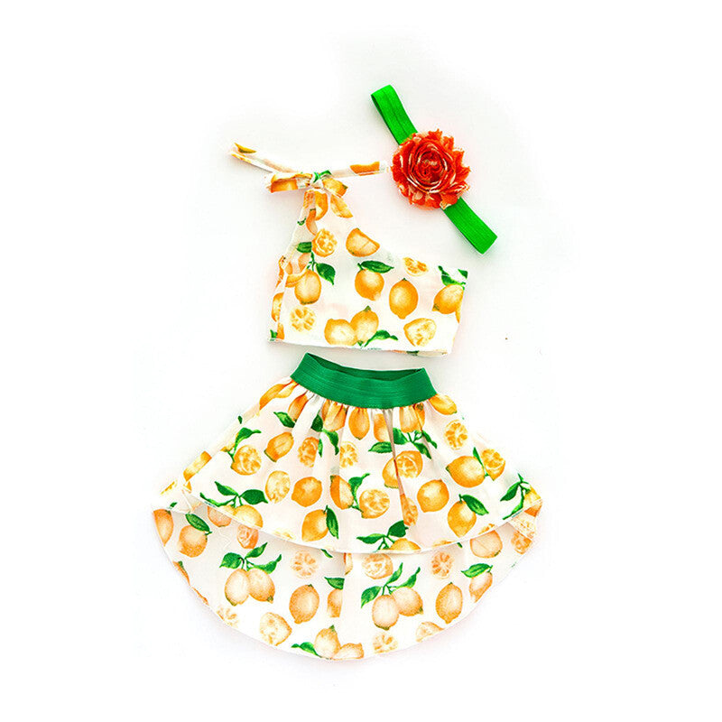 3-Piece Hawaiian Outfit Set | 18" Doll Beach Clothes