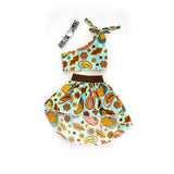 3-Piece Hawaiian Outfit Set | 18" Doll Beach Clothes