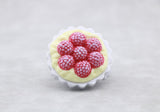 18" American Girl Doll 2pcs Raspberry Tart - Mini French Bakery Pastry Accessory
