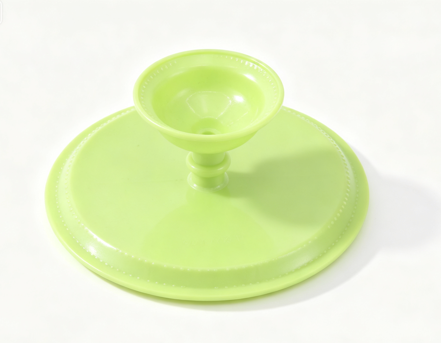 Lime Beaded Cake Stand For 18'' Doll Kitchen Accessory