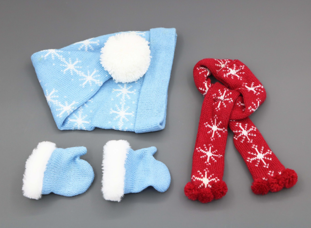 Hat scarf & mittens for 18'' doll Maryellen's Ice Skating Accessories