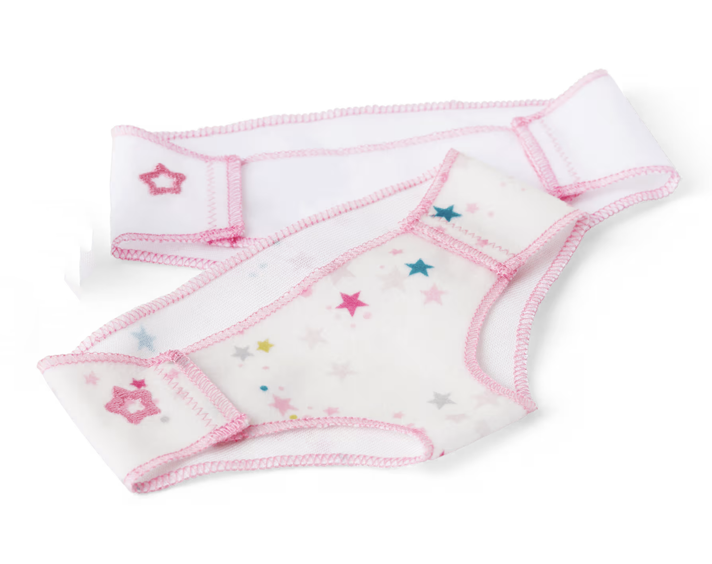 American girl bitty baby print diaper set 2 for 15'' doll Bitty’s Diaper Set
