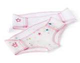 American girl bitty baby print diaper set 2 for 15'' doll Bitty’s Diaper Set
