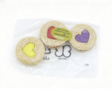 American Girl Wellie Wishers Heart Sandwich Cookie Play Food Set FOR 18'' DOLL