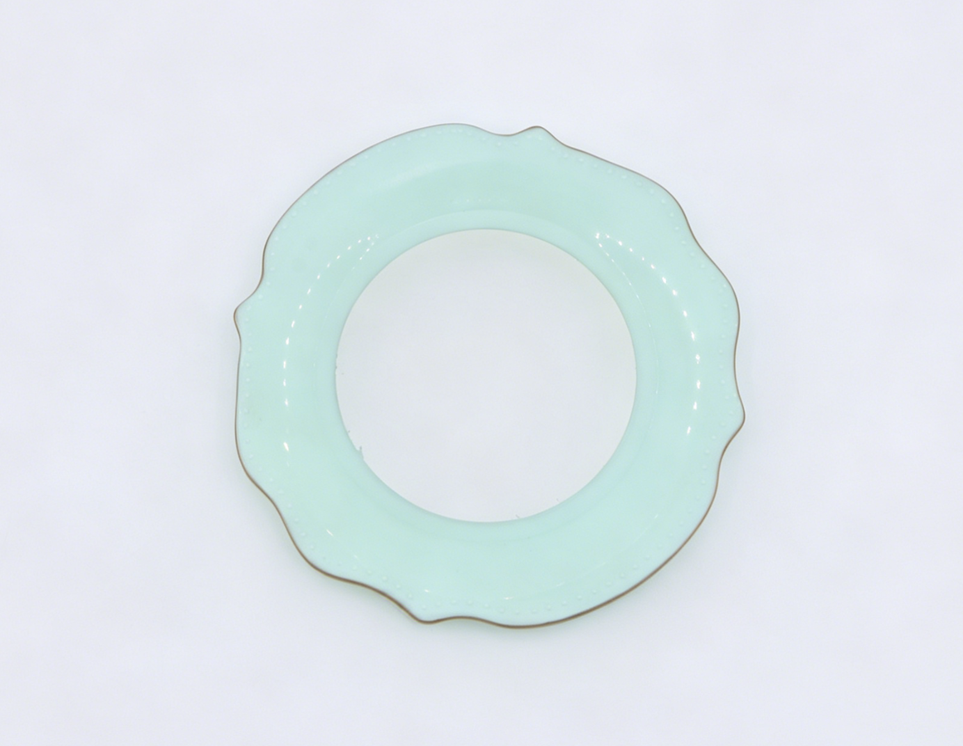 American Girl Scalloped Dinner dessert Plate For 18'' Doll Dining Kitchen Accessory