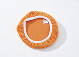 Orange Plush Toilet Seat Cover for 18'' Doll Retro 70s Groovy Bathroom Pretend Play