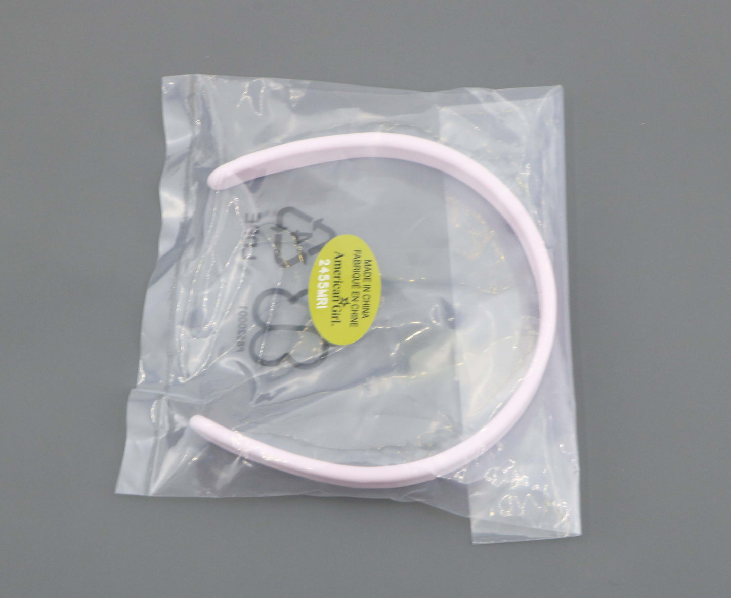 American Girl Light Pink Basic Headband - For 18" Dolls