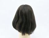 Dark Tea Brown Middle Part Shoulder Bob Wig For 18'' Fashion Girl Doll | Synthetic Doll Replacement Hair Accessory