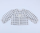 American Girl White Polka Dot Lace Collar Blouse - From Mix & Match Collection - For 18" Dolls