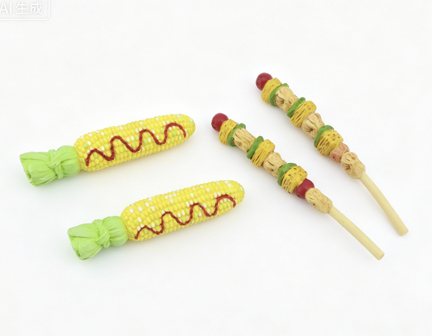 American Girl Joss Beach Grill Corn & Kabobs FOR 18'' DOLL