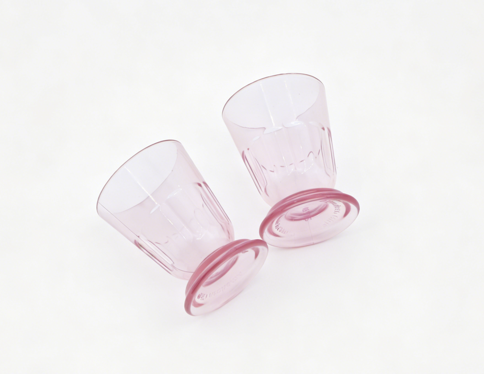 American Girl Pink Plastic Tumbler Cups Set of 2 - For 18" Dolls