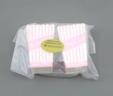 American Girl Pink Striped Popcorn Boxes tub (2pcs) From Movie Theater Snack Set - For 18" Dolls