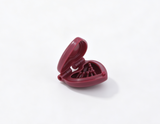 Heart Shaped Flip Mini Massage Hair Comb Accessory for 18'' Doll Makeup Salon Dress Up Play