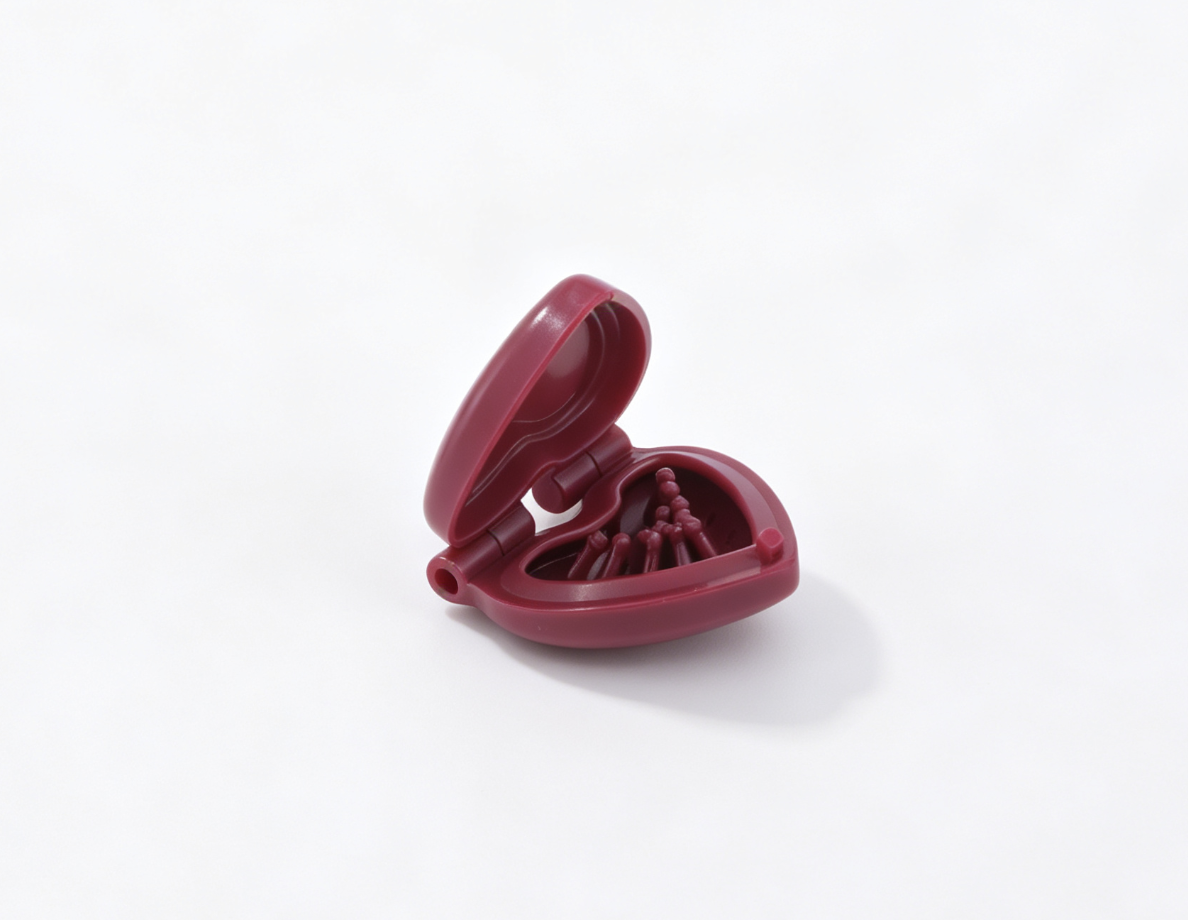 Heart Shaped Flip Mini Massage Hair Comb Accessory for 18'' Doll Makeup Salon Dress Up Play