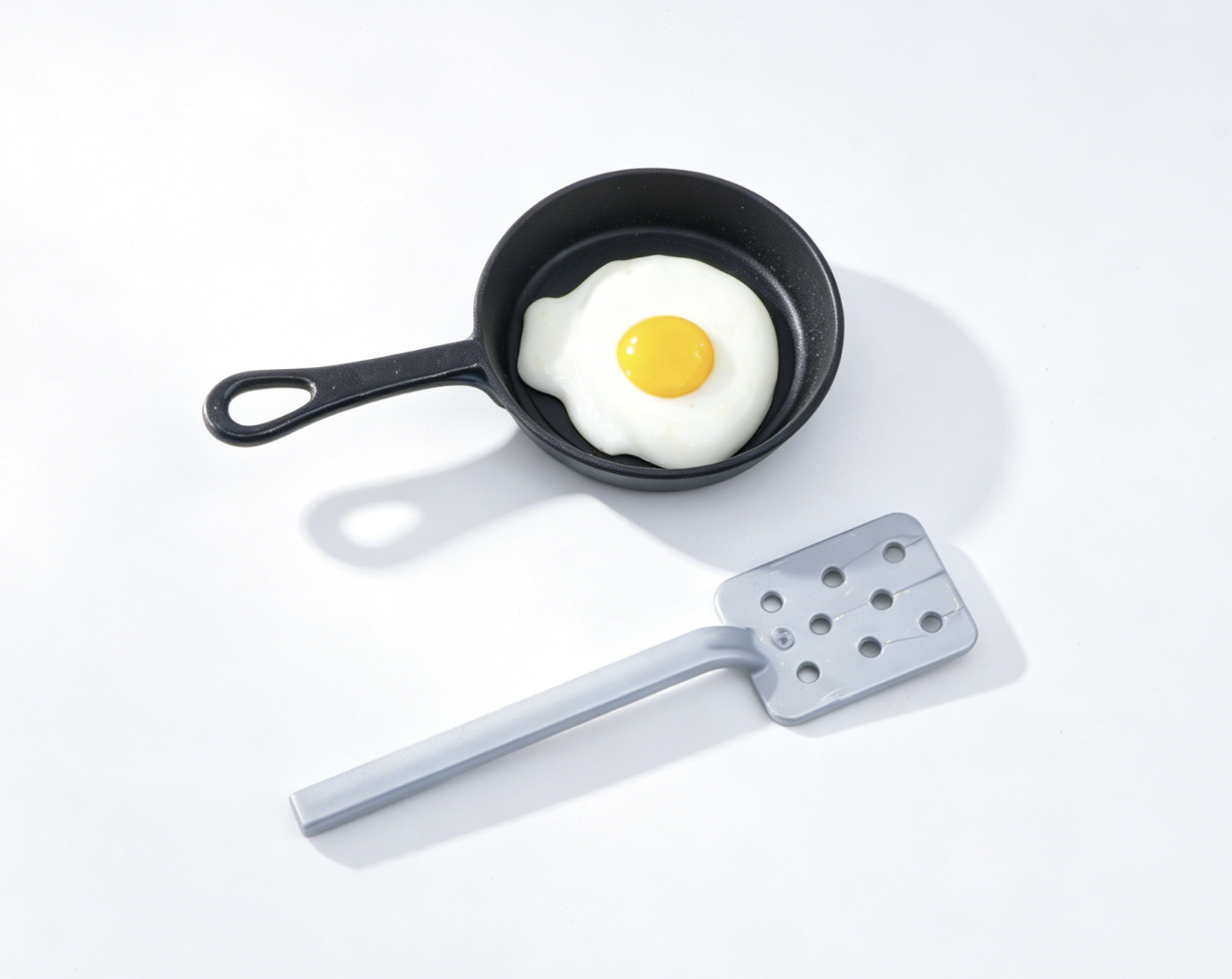 American Girl Frying Pan Fried Egg & Spatula Kitchen Playset For 18'' Doll