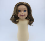 Authentic American Girl Brown Wavy Wig Replacement Part for 18" Doll