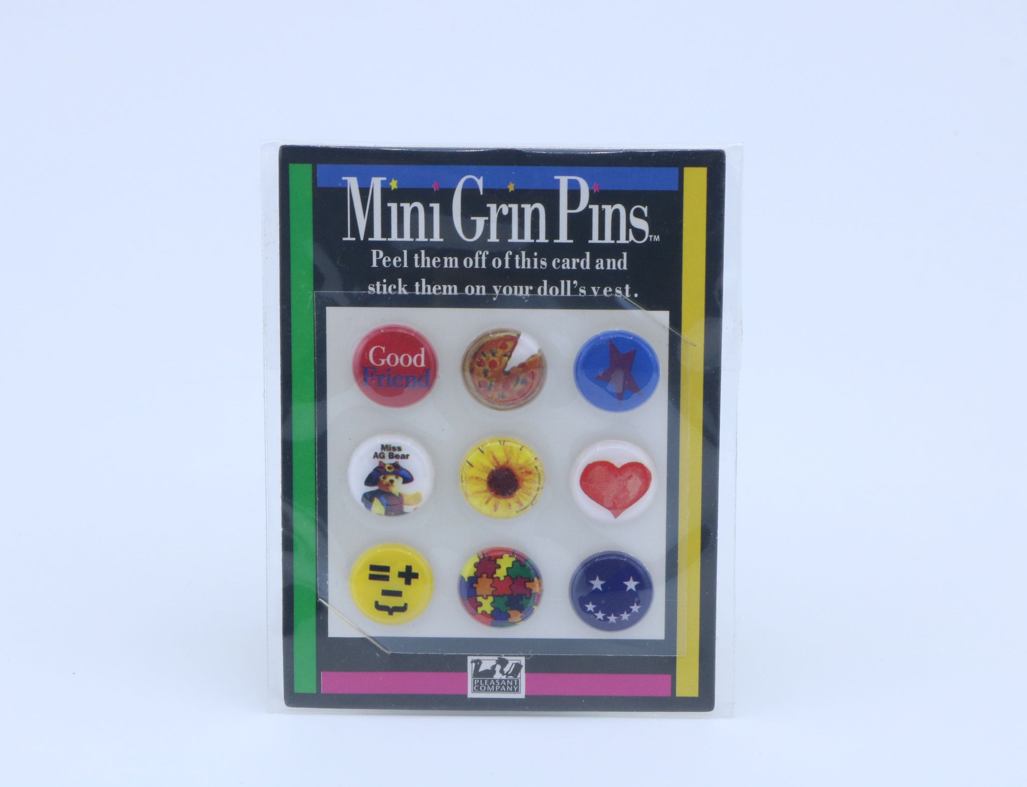 American Girl Mini Grin Pins Set for 18" Doll Vests & Outfits